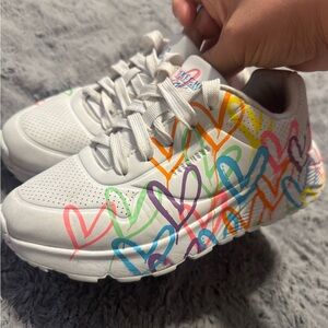 Colorful Heart little kids Sneakers